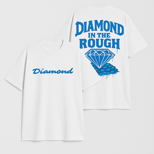 Diamond in the Rough Tee (blue)