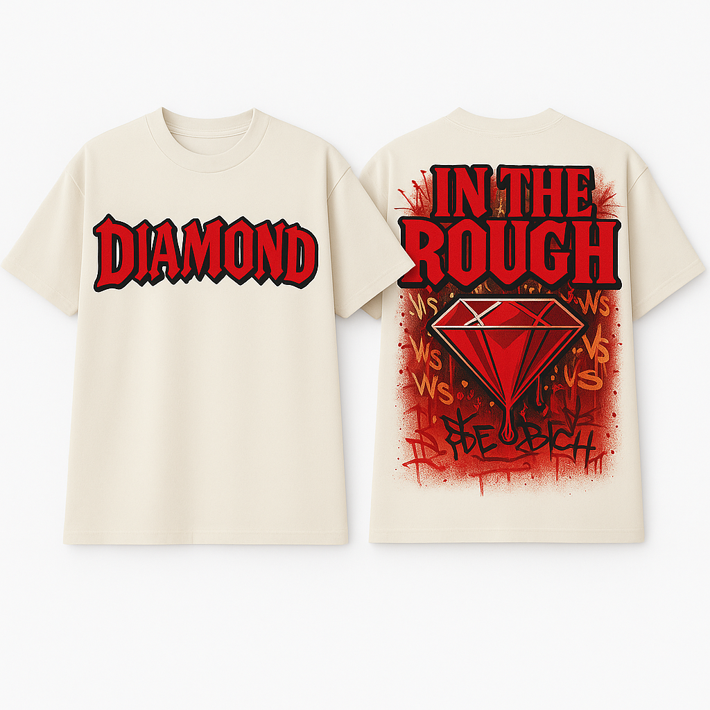 Pre Order: Premium Diamond in the Rough Tee (Red)
